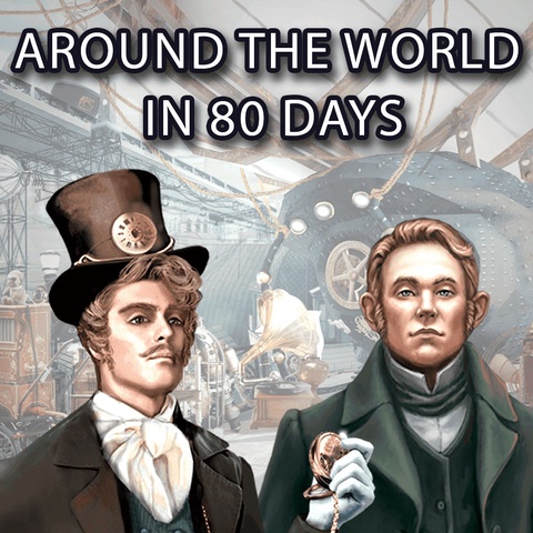 Around the World in 80 Days Art