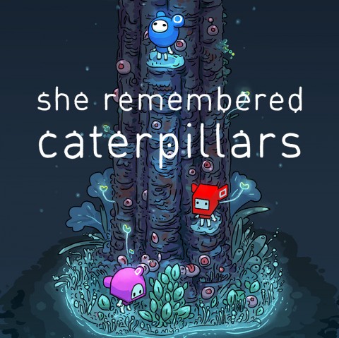 She Remembered Caterpillars Art