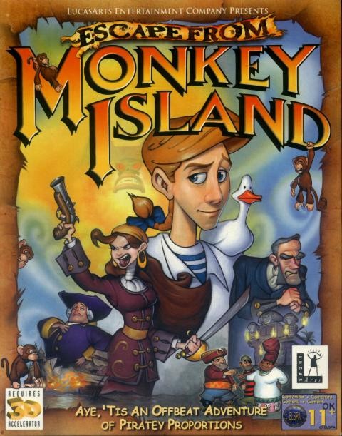 Escape From Monkey Island Art