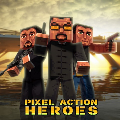 Pixel Action Heroes Art