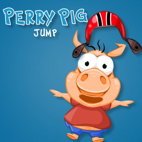 Perry Pig Jump Art