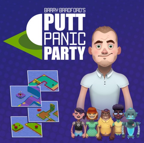 Barry Bradford's Putt Panic Party Art