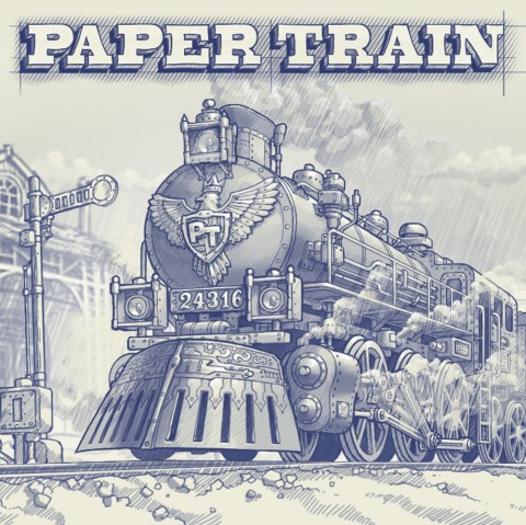 Paper Train Art