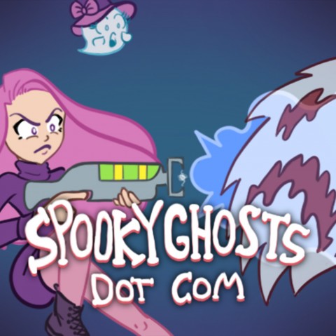 Spooky Ghosts Dot Com Art
