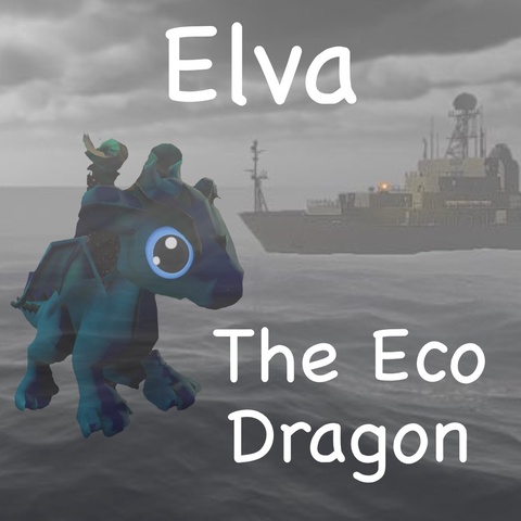 Elva the Eco Dragon Art