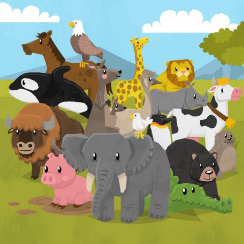 Animal Fun for Toddlers and Kids Art