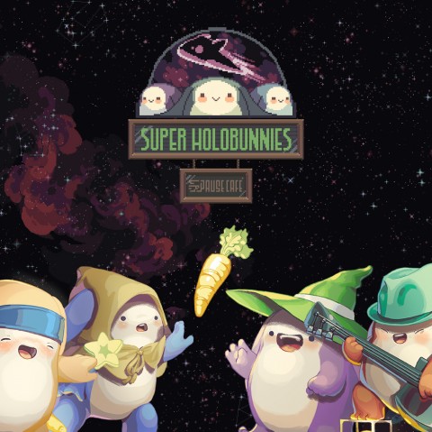 Super Holobunnies: Pause Cafe Art