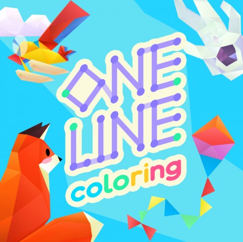 One Line Coloring Art