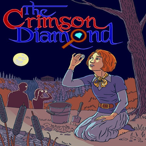 The Crimson Diamond Art