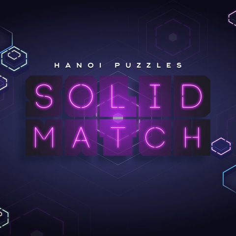 Hanoi Puzzles: Solid Match Art