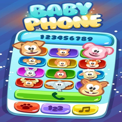 Baby Phone for toddlers - Numbers, Animals & Music Art