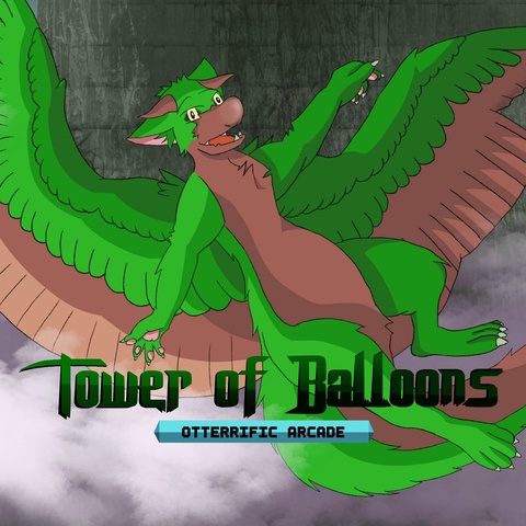 Tower of Balloons: Otterrific Arcade Art