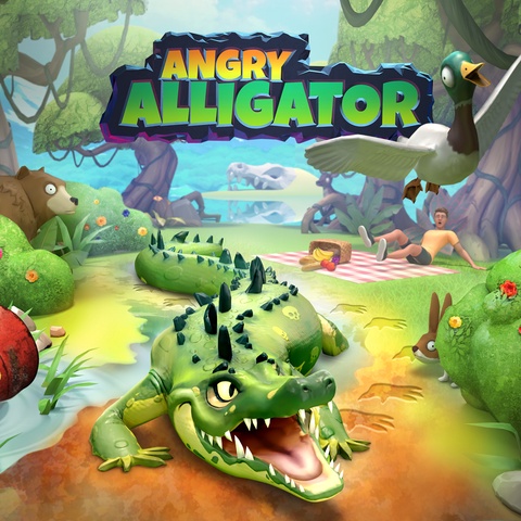 Angry Alligator Art