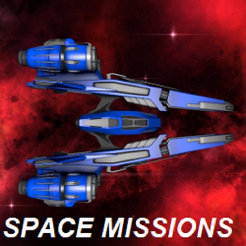 Space Missions-Space Shooting Game Art