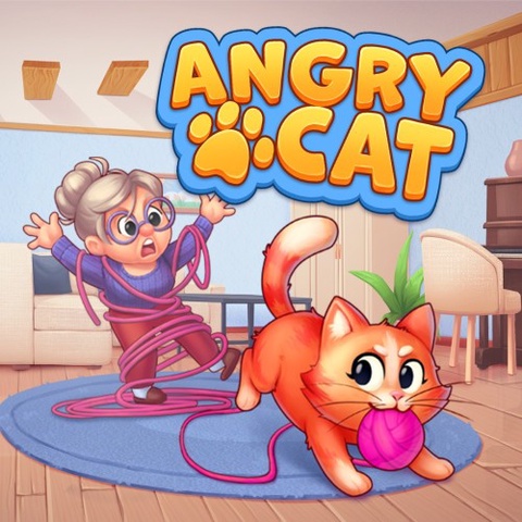 Angry Cat Art