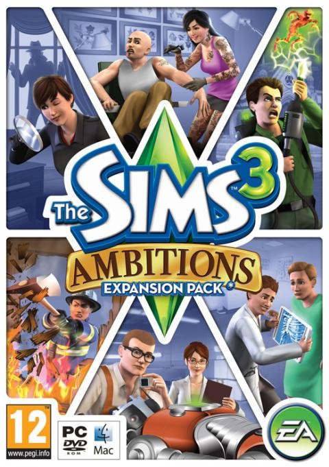 The Sims 3 Ambitions Art