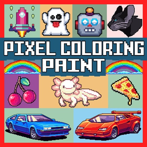 Pixel Coloring Paint Art