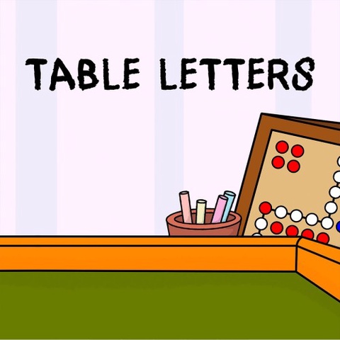 Table Letters Art