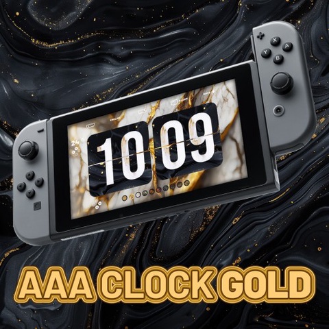 AAA Clock Gold Art