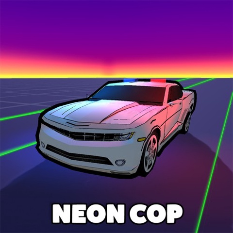 Neon Cop Art