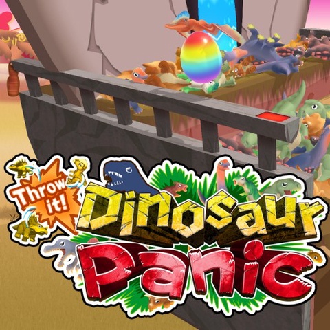 Throw it! Dinosaur Panic Art