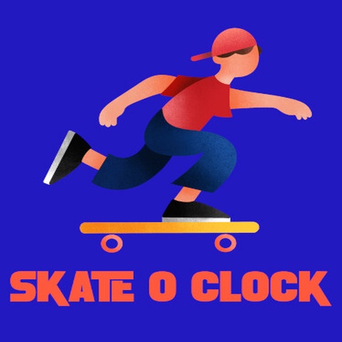 Skate O'Clock Art