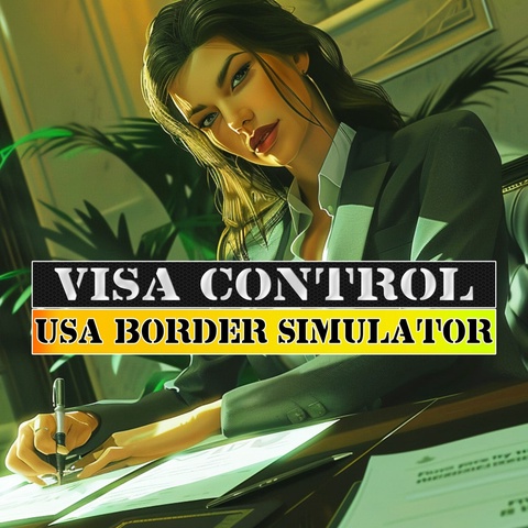 Visa Control: USA Border Simulator Art