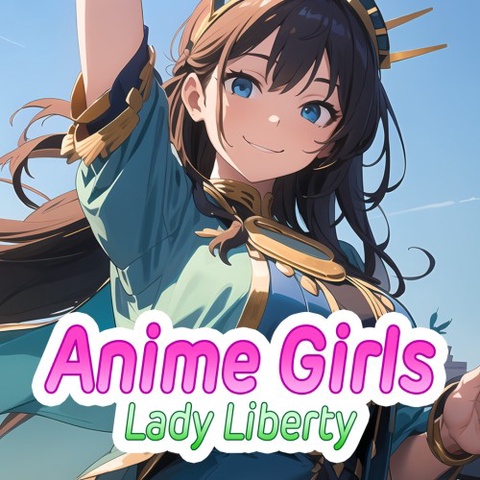 Anime Girls: Lady Liberty Art