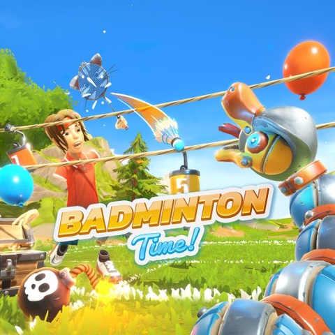 Badminton Time Art