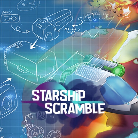 Starship Scramble Art