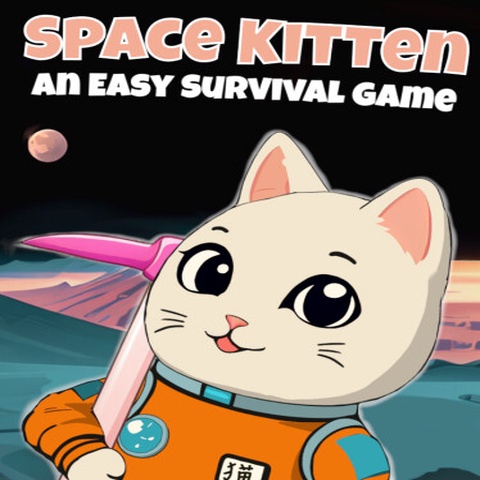 Space Kitten: An Easy Survival Game Art