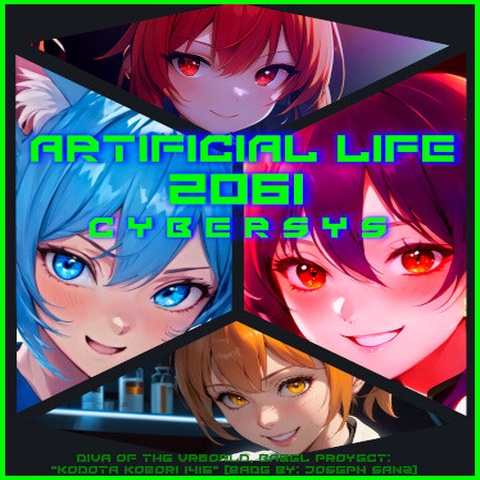 Artificial Life 2061: Cybersys - Diva Of The VRworld, Babel Project: "Kodota Komori 1416" [Made by: Joseph Sanz] Art