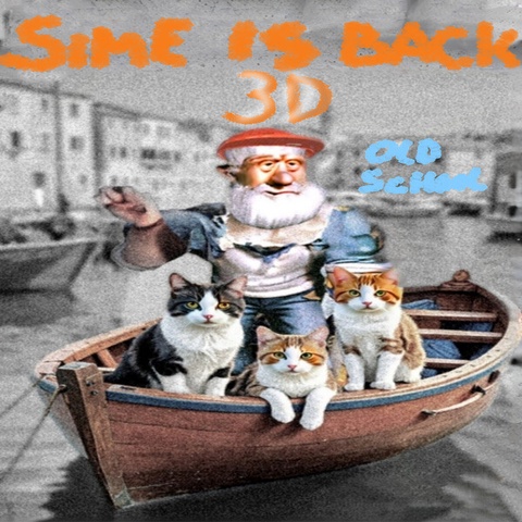 Sime Is Back 3D Old School Art