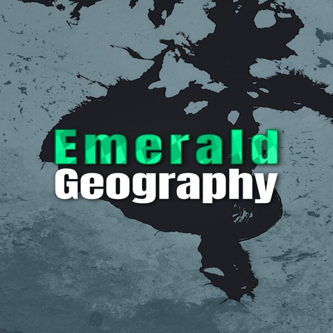 Emerald Geography Art