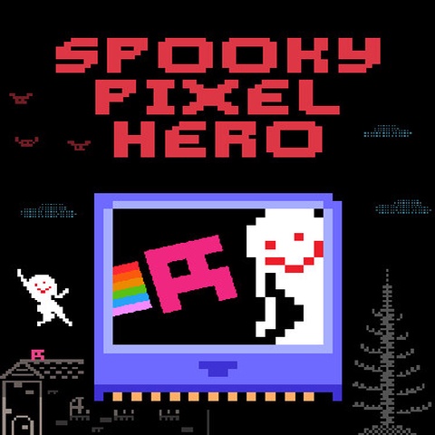 Spooky Pixel Hero Art