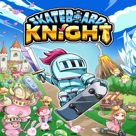 Skateboard Knight Art