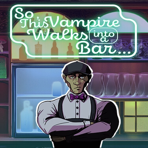 So, This Vampire Walks into a Bar Art