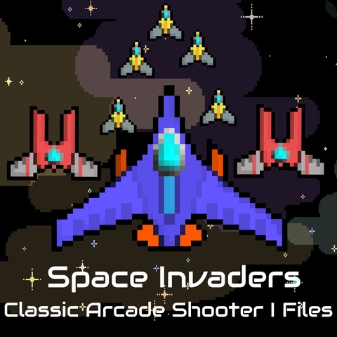 Space Invaders: Classic Arcade Shooter I Art