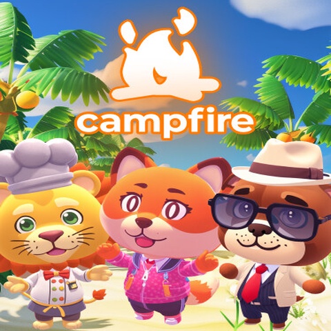 Campfire Cozy Friends Art