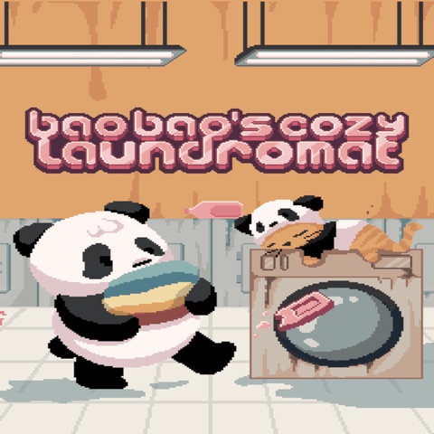 Bao Bao's Cozy Laundromat Art