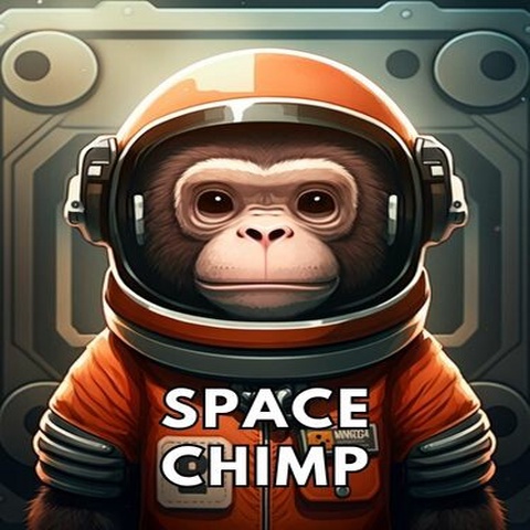 Space Chimp Art