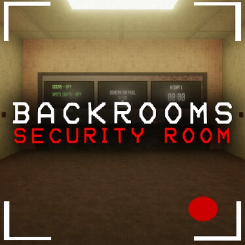 Backrooms Security Room Art