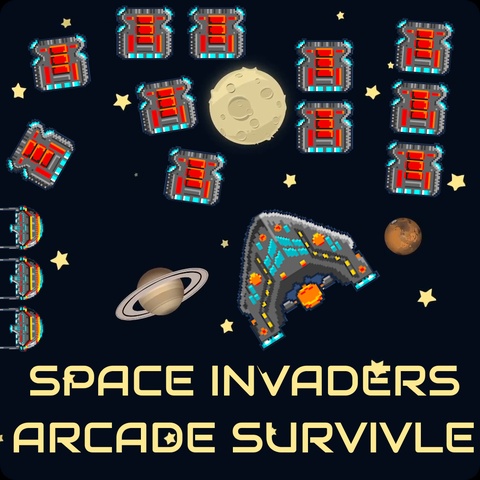 Space Invaders: Arcade Survival Art