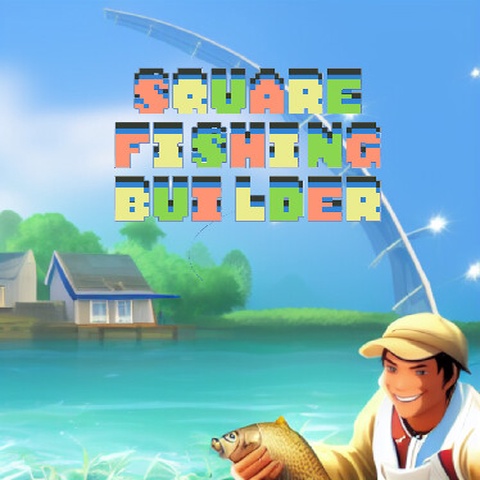 Square Fishing Builder Art