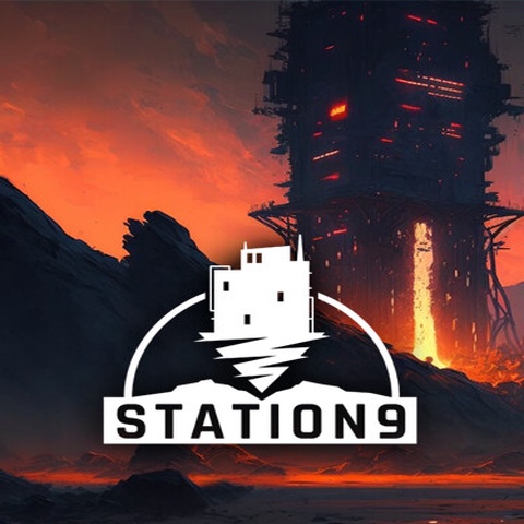 Space Drilling Station Art