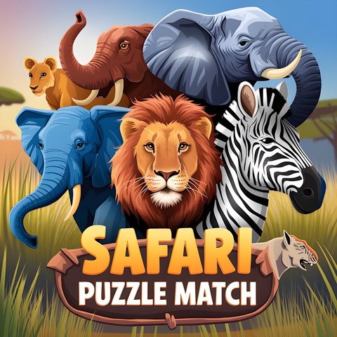 Safari Puzzle Match Art