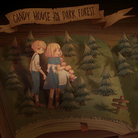 CANDY HOUSE in the DARK FOREST Art