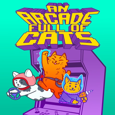 An Arcade Full of Cats Art