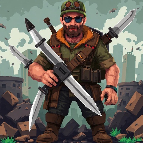 Zombie Zone Hunter Art