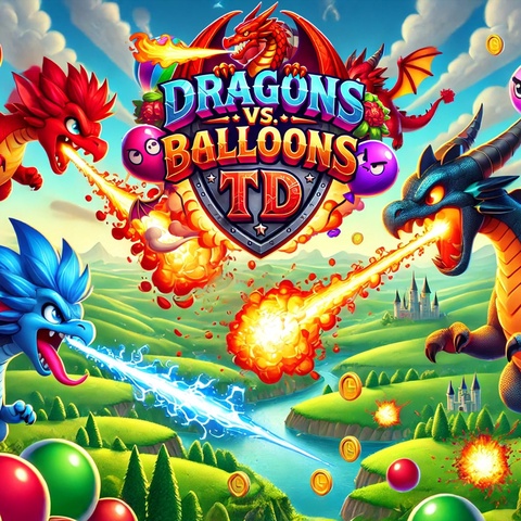 Dragons vs. Balloons TD Art